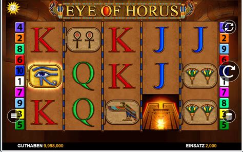 eyes of horus kostenlos spielen